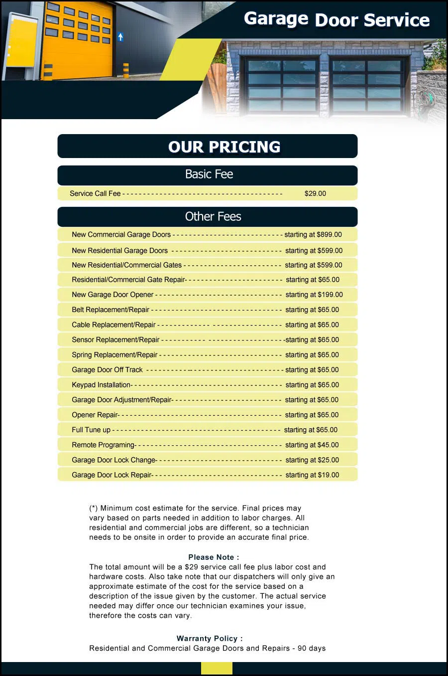 Garage Door & Opener Repairs Mt Ephraim, NJ 856-524-7151